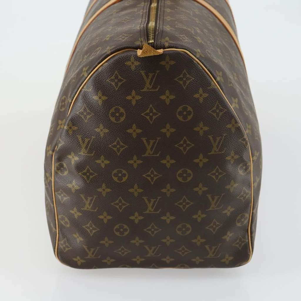 Louis Vuitton Keepall Bag Brown Canvas Good condition - Model View