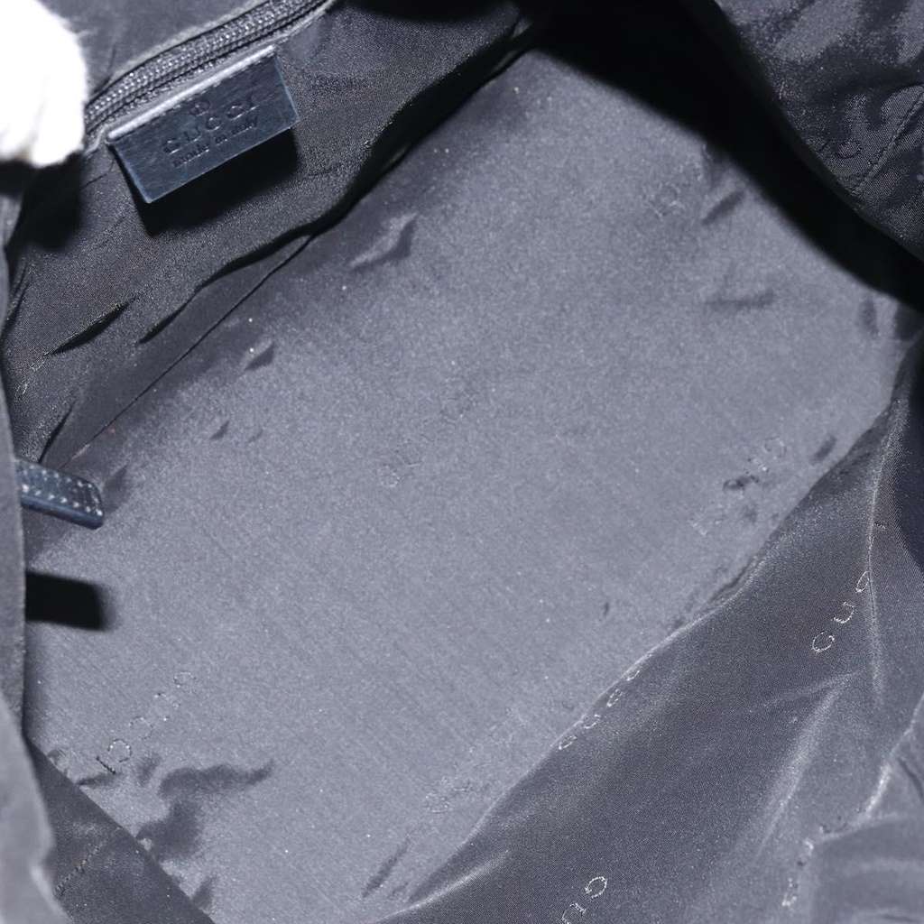 Gucci Vintage Bamboo Hobo Black Leather Good condition - Box View