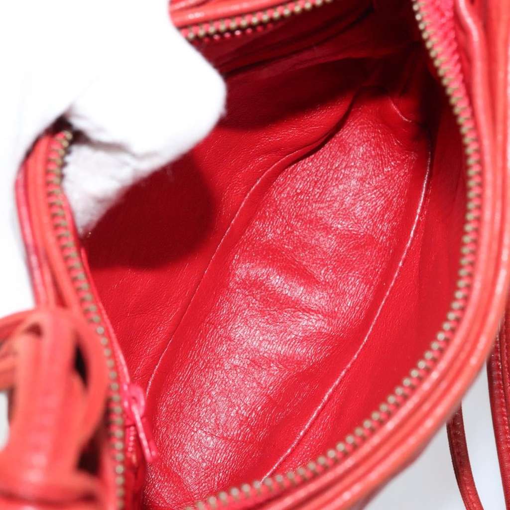 Chanel Vintage Tassel Shoulder Bag Red Leather Fair condition - Box View