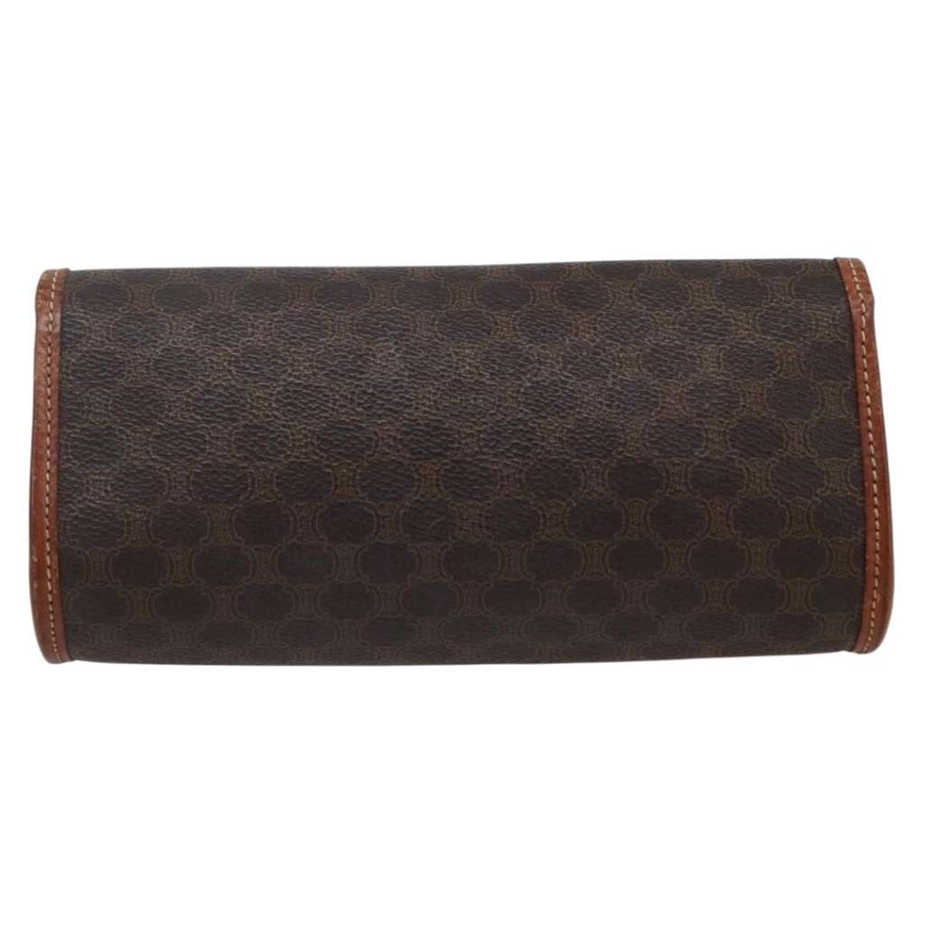 Celine Macadam Pochette Brown Canvas Good condition - Back View