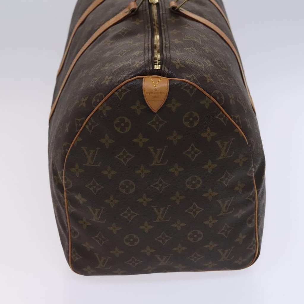 Louis Vuitton Keepall Bag Brown Canvas Good condition - Model View