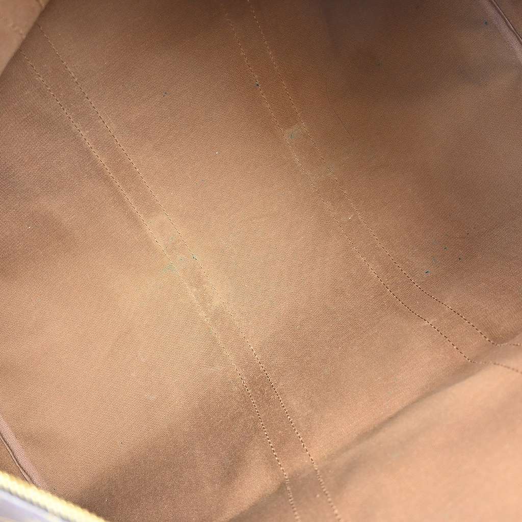 Louis Vuitton Keepall Bag Brown Canvas Fair condition - Inside View