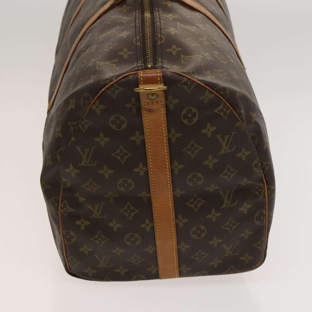 Louis Vuitton Keepall Bandouliere Bag Brown Canvas Fair condition - Inside View
