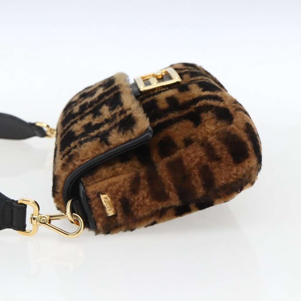 Fendi Baguette Bag Black Canvas Very good condition - Inside View