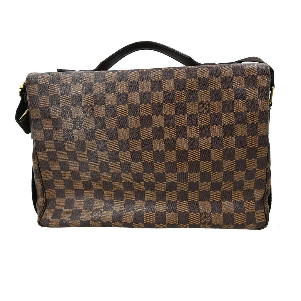 Louis Vuitton Broadway Bag Brown Canvas Good - Back View