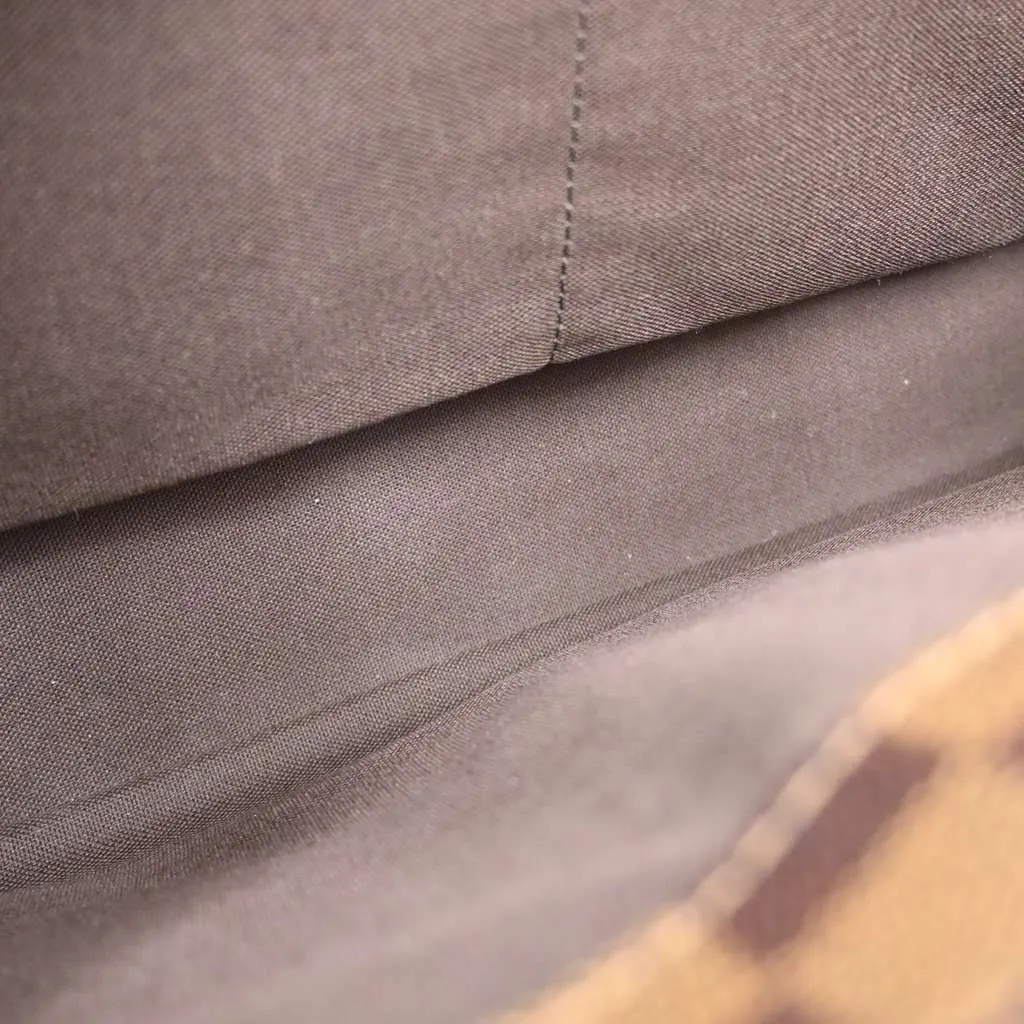 Louis Vuitton Broadway Bag Brown Canvas Good - Inside View