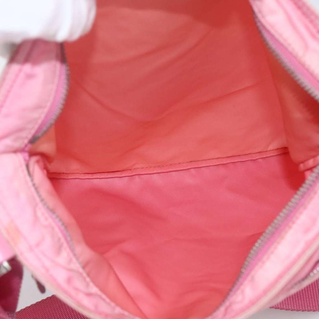 Prada Front Pocket Messenger Bag Pink Fair condition - Box View
