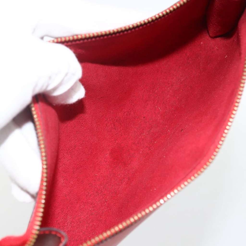 Louis Vuitton Pochette Accessoires Red Leather Good condition - Box View