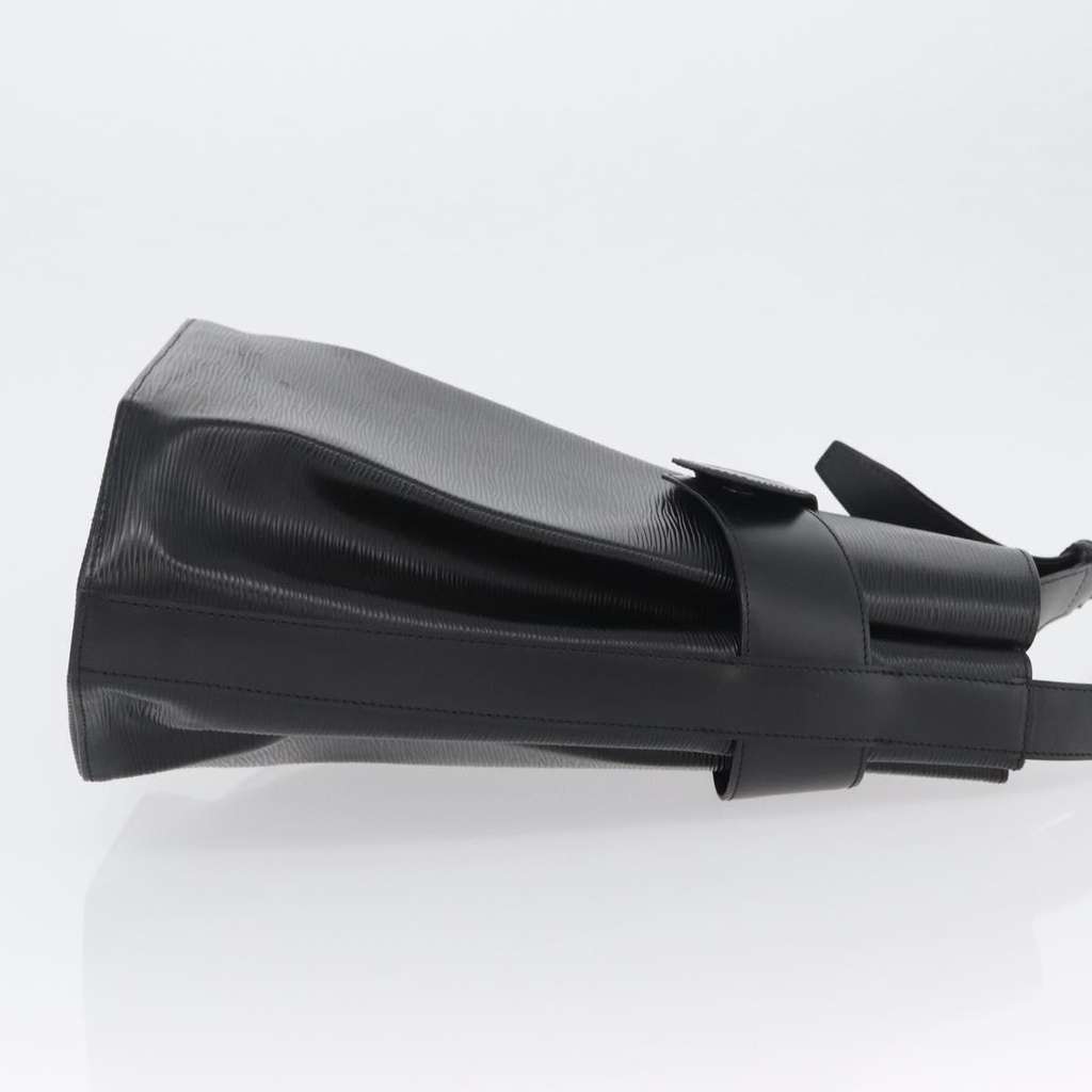 Louis Vuitton Vintage Sac d'Epaule Handbag Black Leather Good condition - Inside View