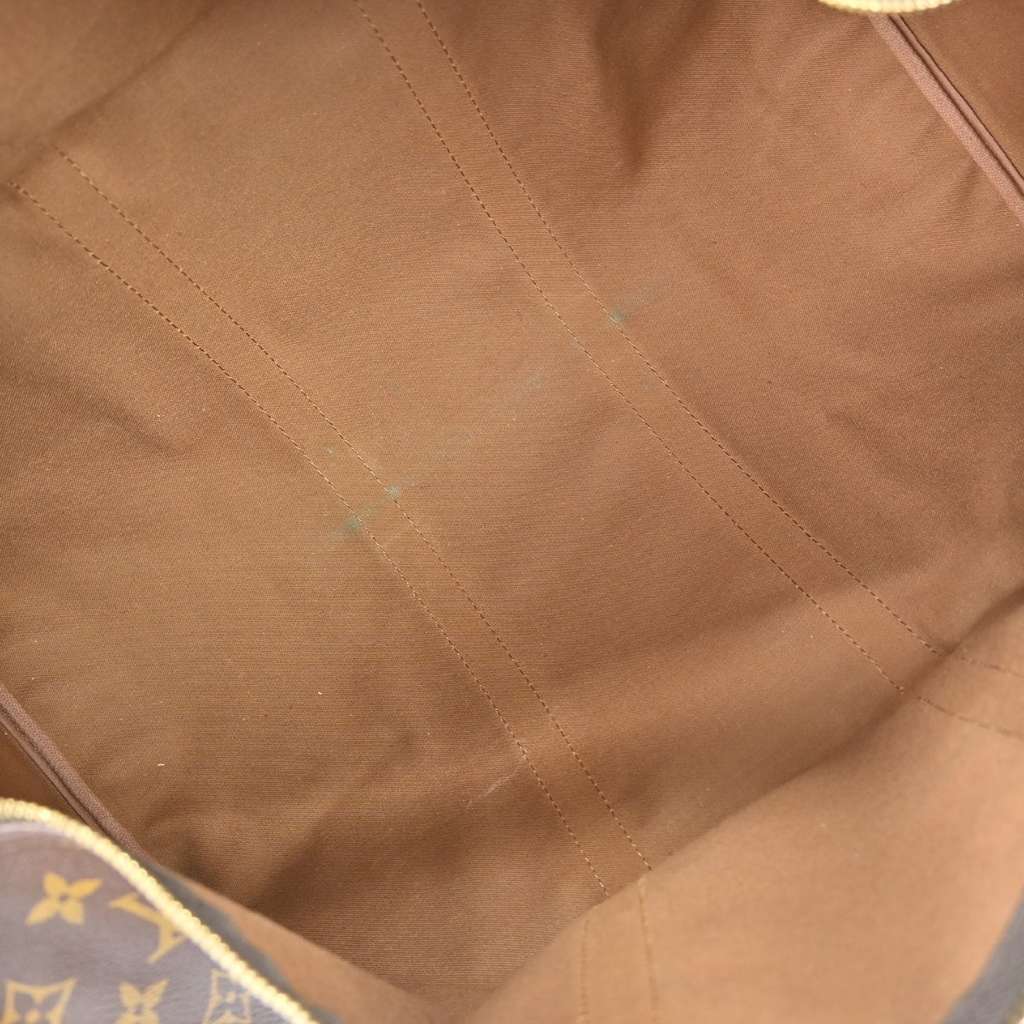 Louis Vuitton Keepall Bag Brown Canvas Fair condition - Inside View