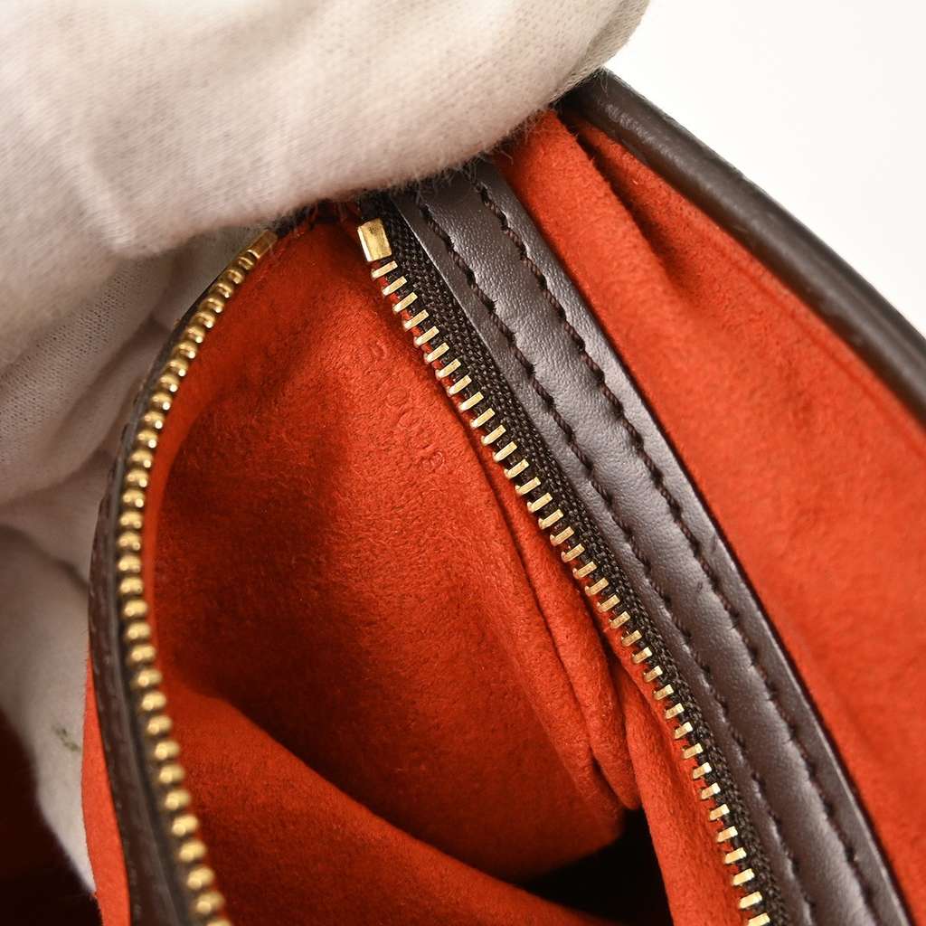 Louis Vuitton Manosque Handbag Brown Canvas Good condition - Box View