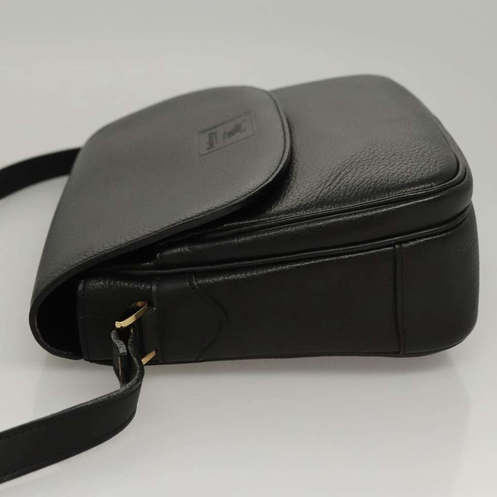 Burberry Vintage Shoulder Bag Black Leather Good condition - Model View