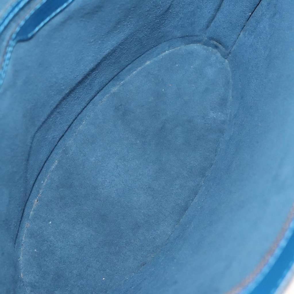 Louis Vuitton Saint Jacques Handbag Blue Leather Good condition - Box View