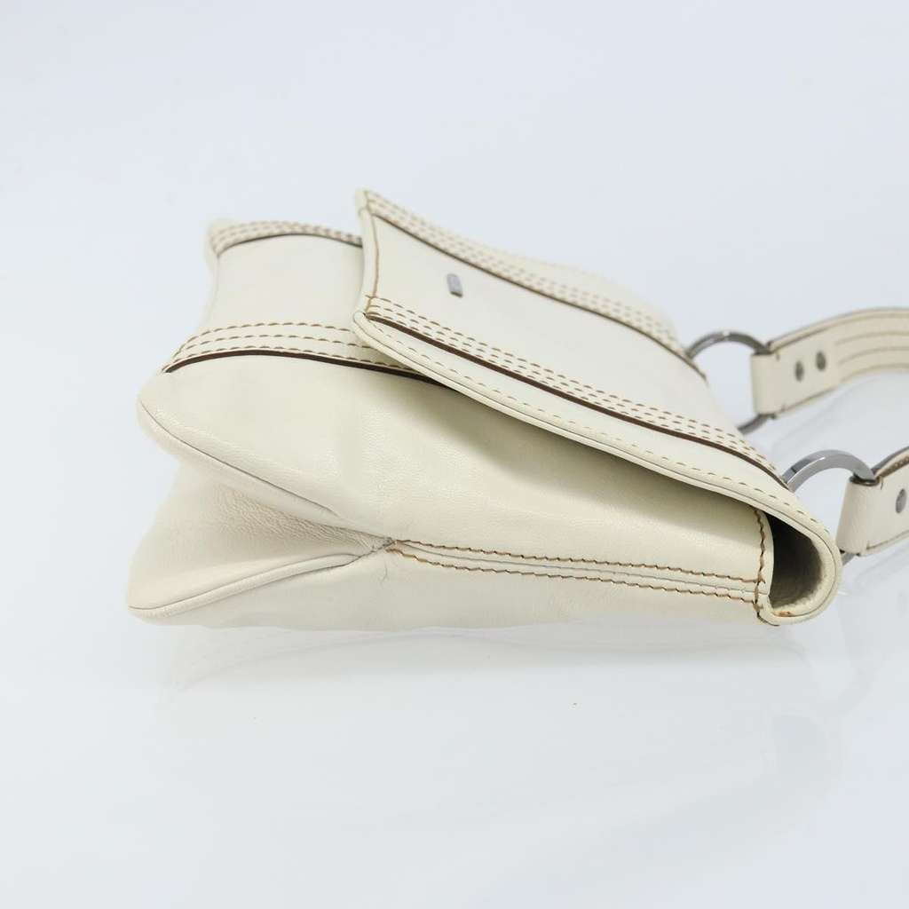 Gucci Vintage Handbag White Leather Good condition - Inside View