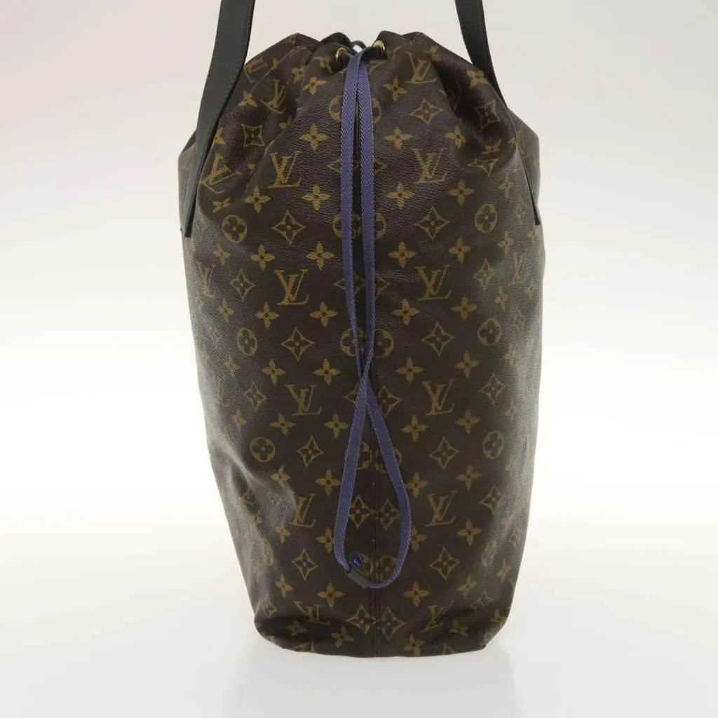Louis Vuitton Cabas Light Drawstring Bag Brown Canvas Very good - Inside View