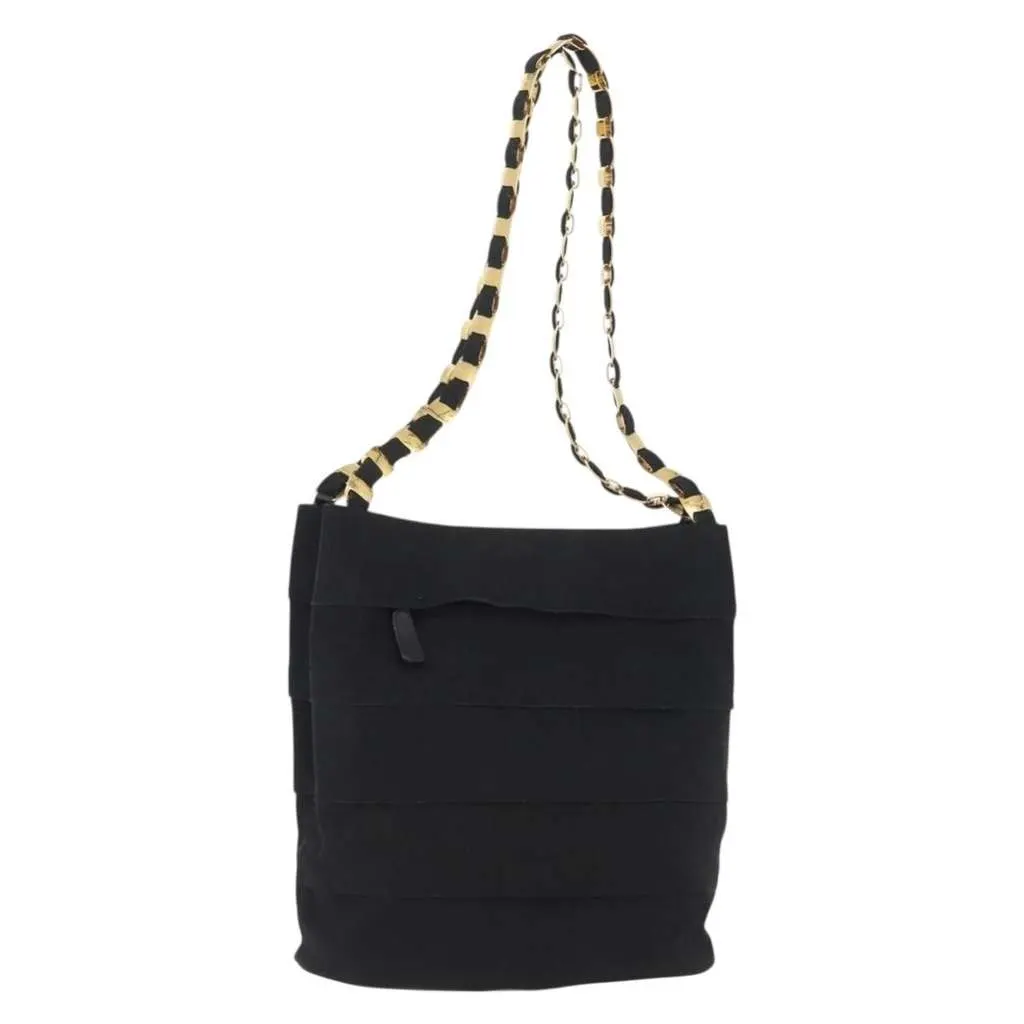 Salvatore Ferragamo Vala Shoulder Bag Black Good - Front View
