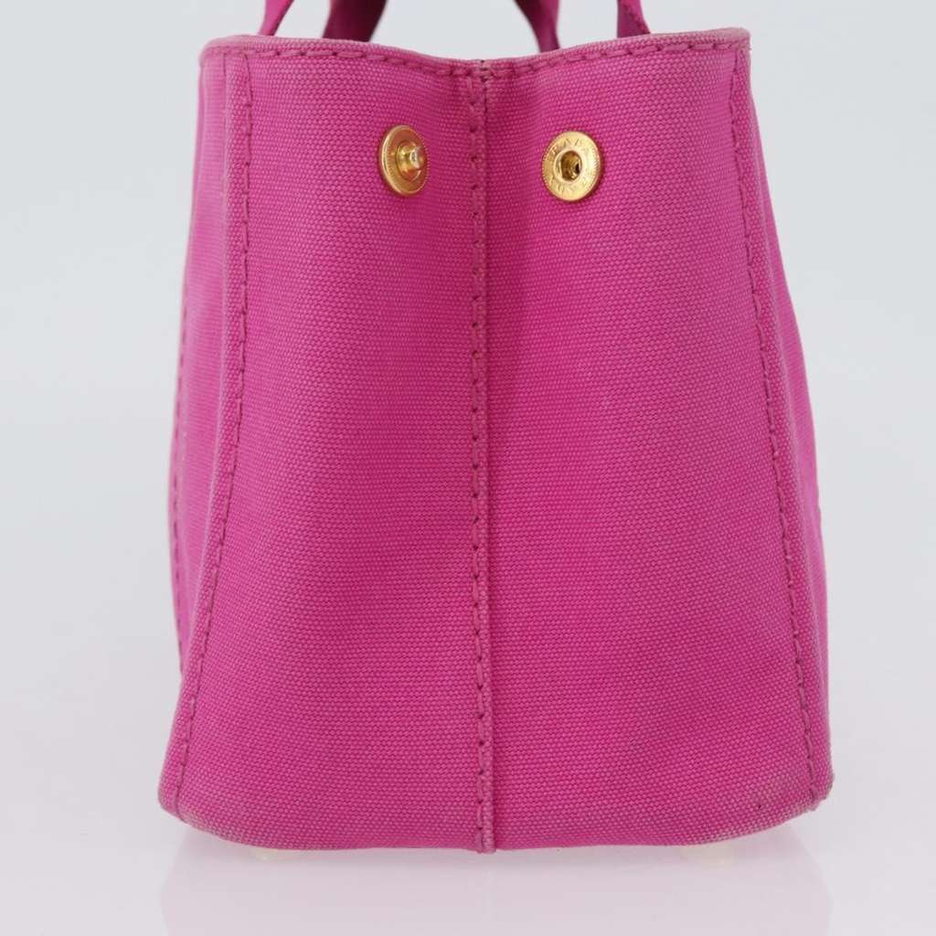 Prada Canapa Tote Pink Canvas Fair condition - Inside View