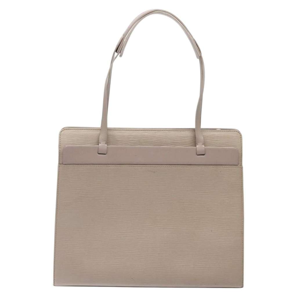 Louis Vuitton Croisette Handbag Purple Leather Fair condition - Back View