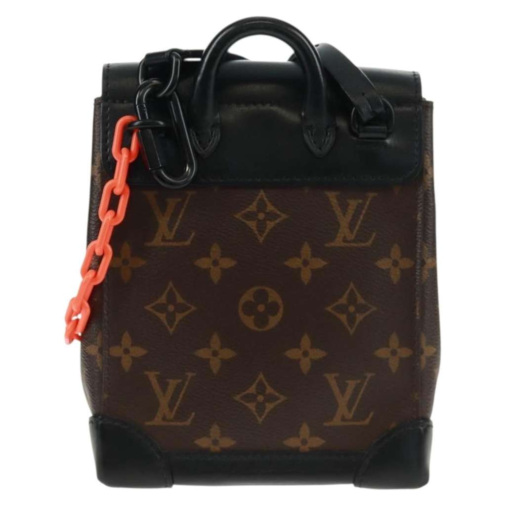 Louis Vuitton Steamer Bag Brown Canvas Good condition - Back View