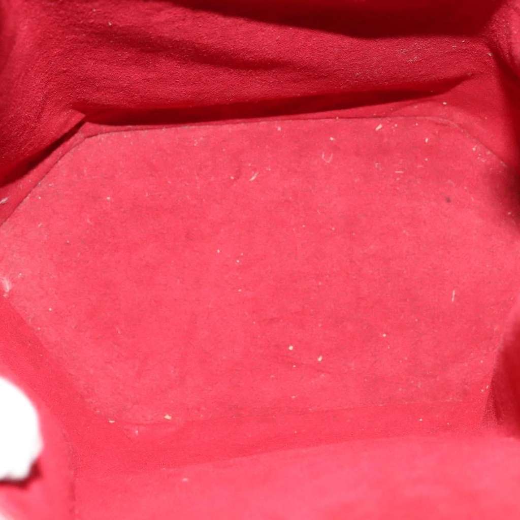 Louis Vuitton Vintage Sac d'Epaule Handbag Red Leather Fair condition - Box View