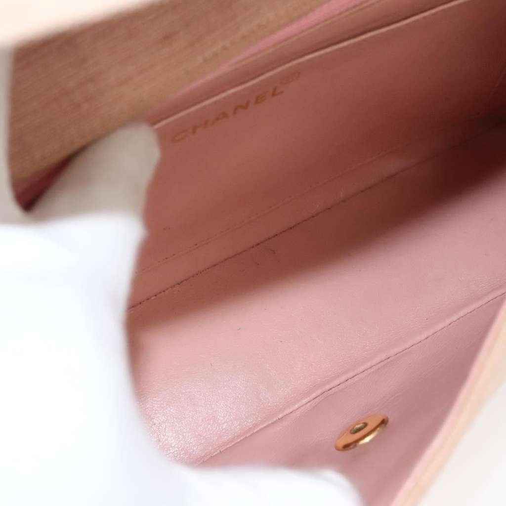 Chanel Vintage Diana Flap Bag Pink Canvas Good condition - Box View