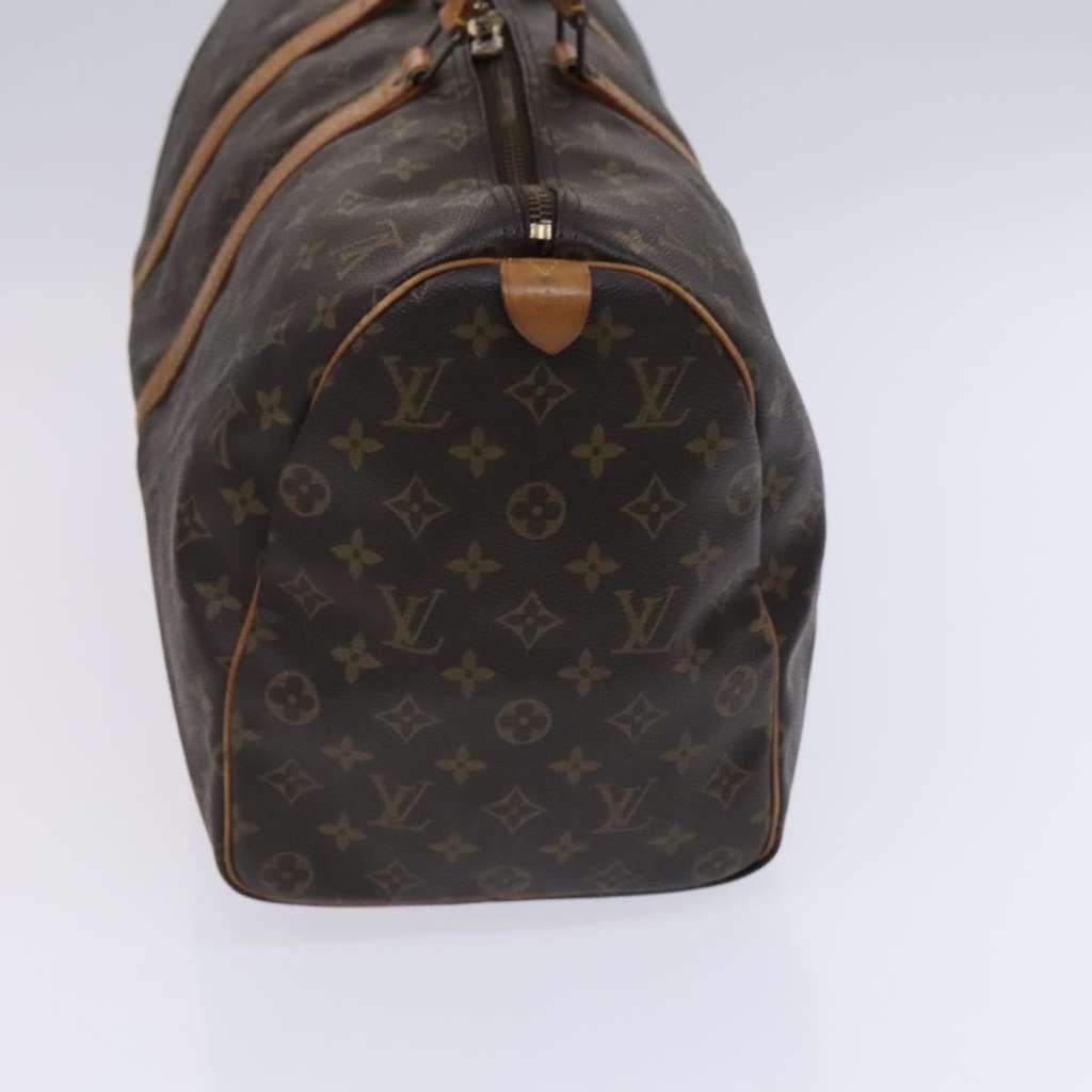 Louis Vuitton Keepall Bag Brown Canvas Good condition - Model View