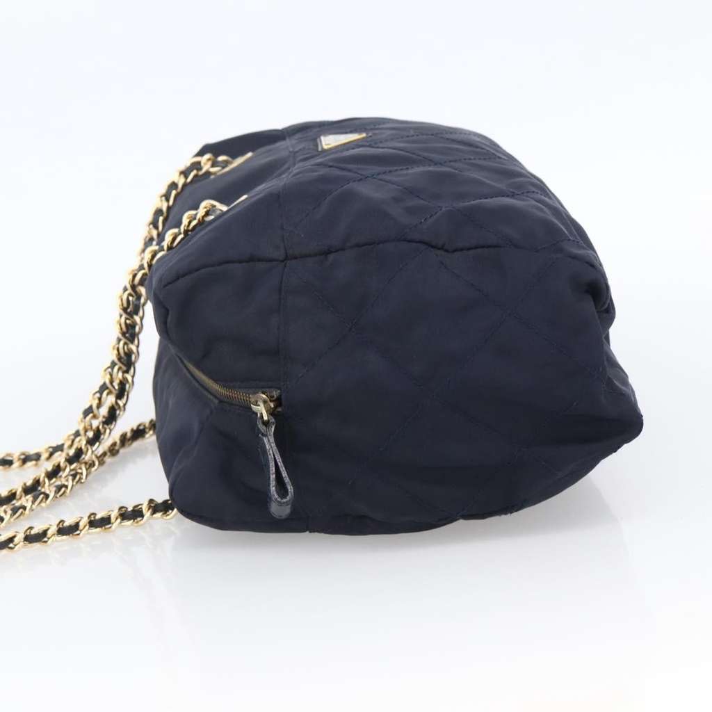 Prada Re-Edition 1995 Chain Tote Navy Good condition - Inside View