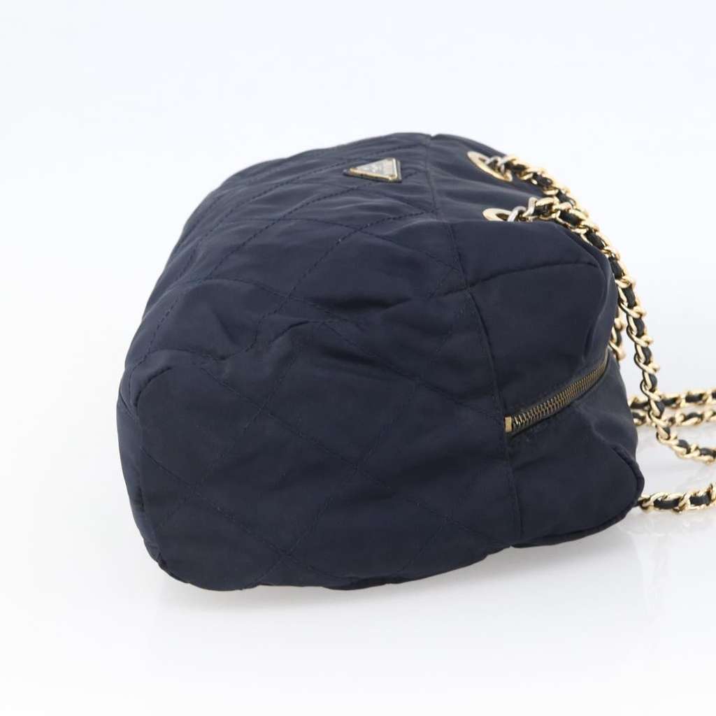 Prada Re-Edition 1995 Chain Tote Navy Good condition - Model View