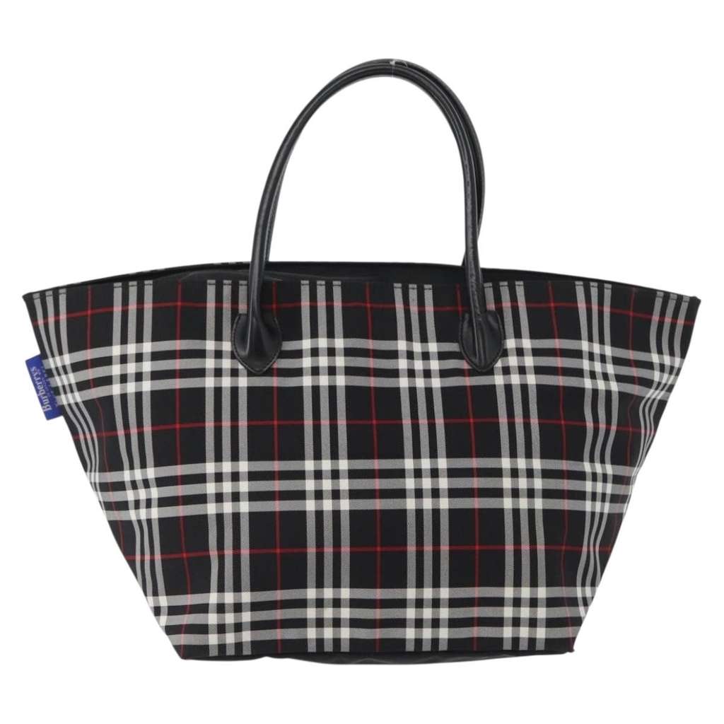 Burberry Nova Check Handbag Black Good condition - Back View