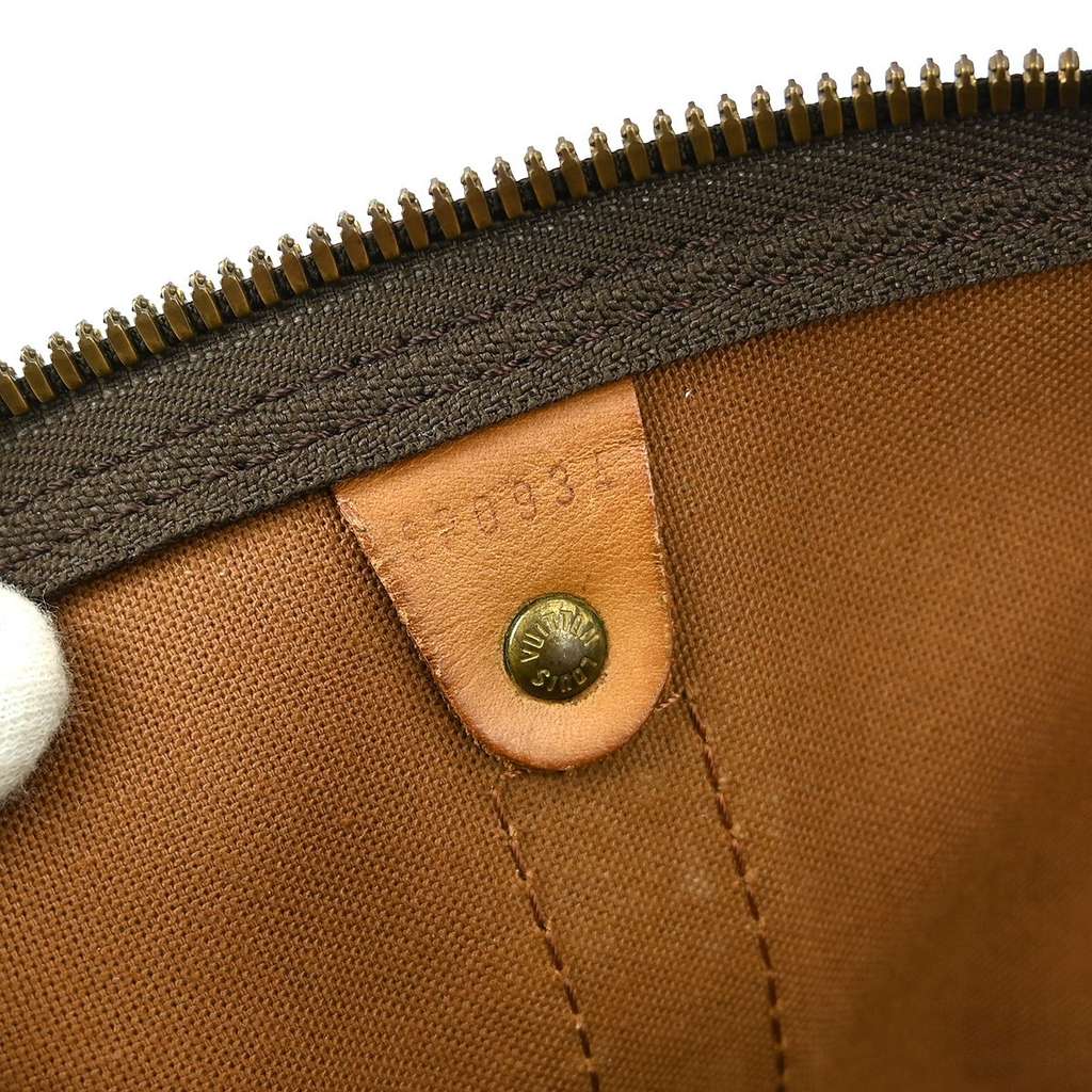 Louis Vuitton Keepall Bag Brown Canvas Fair condition - Box View