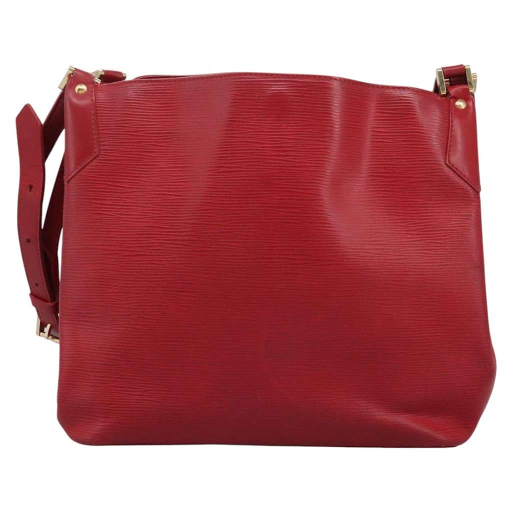Louis Vuitton Mandara Handbag Red Leather Good condition - Back View