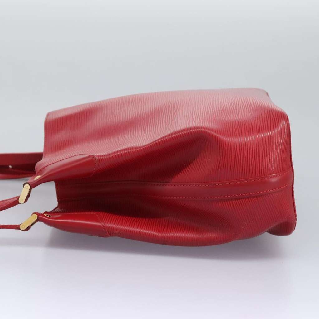 Louis Vuitton Mandara Handbag Red Leather Good condition - Inside View