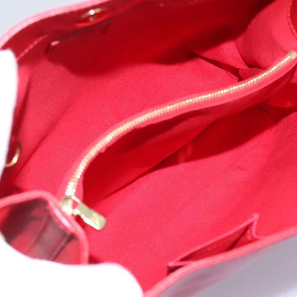 Louis Vuitton Mandara Handbag Red Leather Good condition - Box View