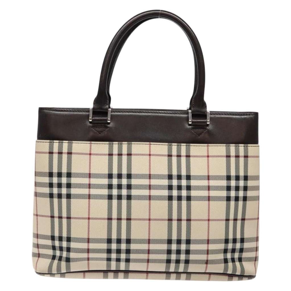 Burberry Nova Check Tote Beige Good condition - Back View