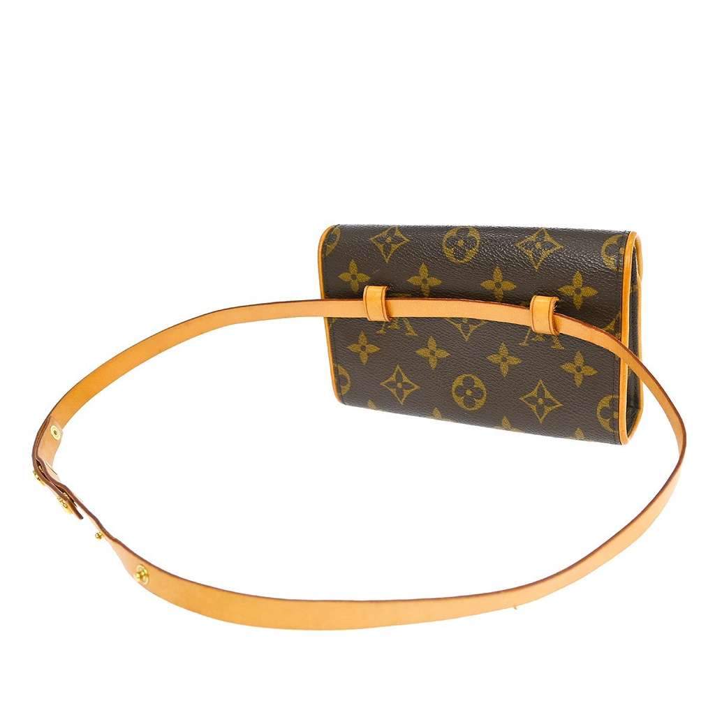 Louis Vuitton Florentine Waist Bag Brown Canvas Good condition - Back View