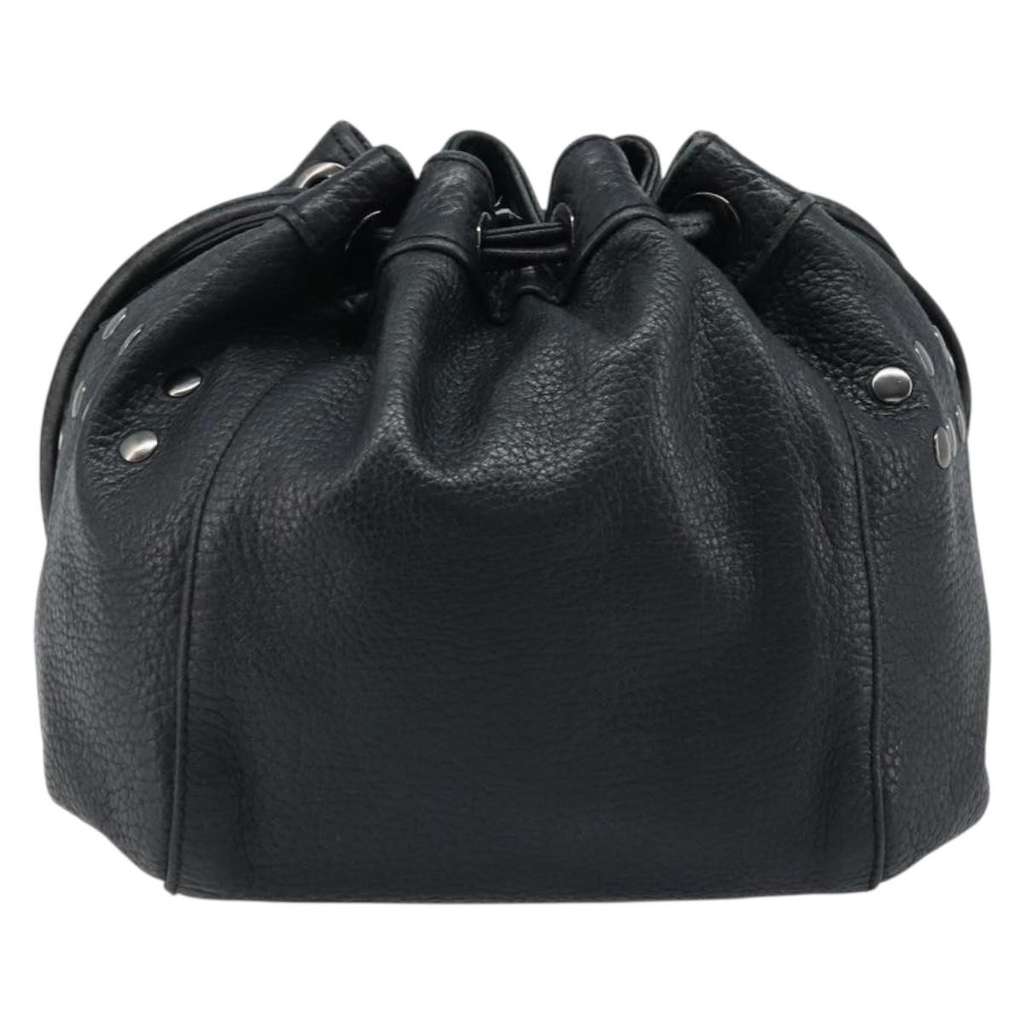 Burberry Blue Label shoulder bag Black Leather Good condition - Back View