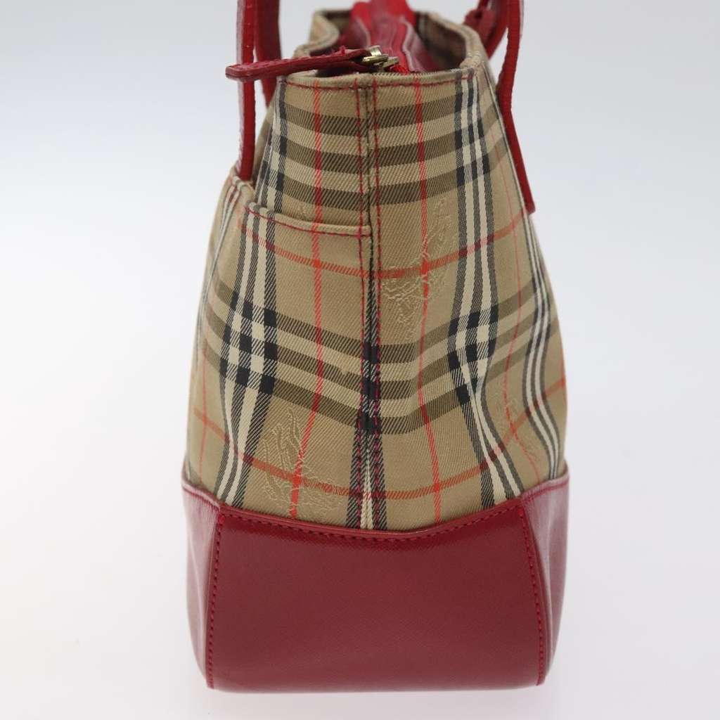 Burberry Nova Check Handbag Beige Canvas Good condition - Inside View