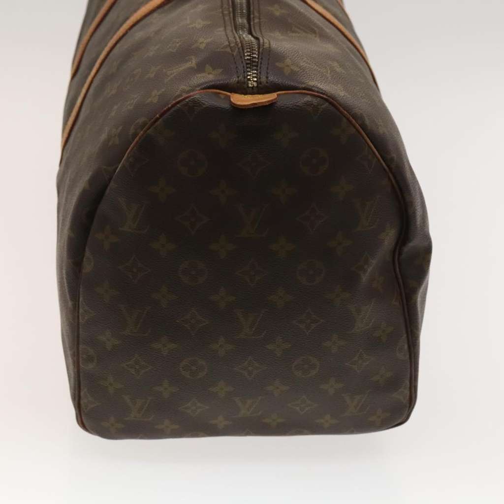 Louis Vuitton Keepall Bag Brown Canvas Fair condition - Model View