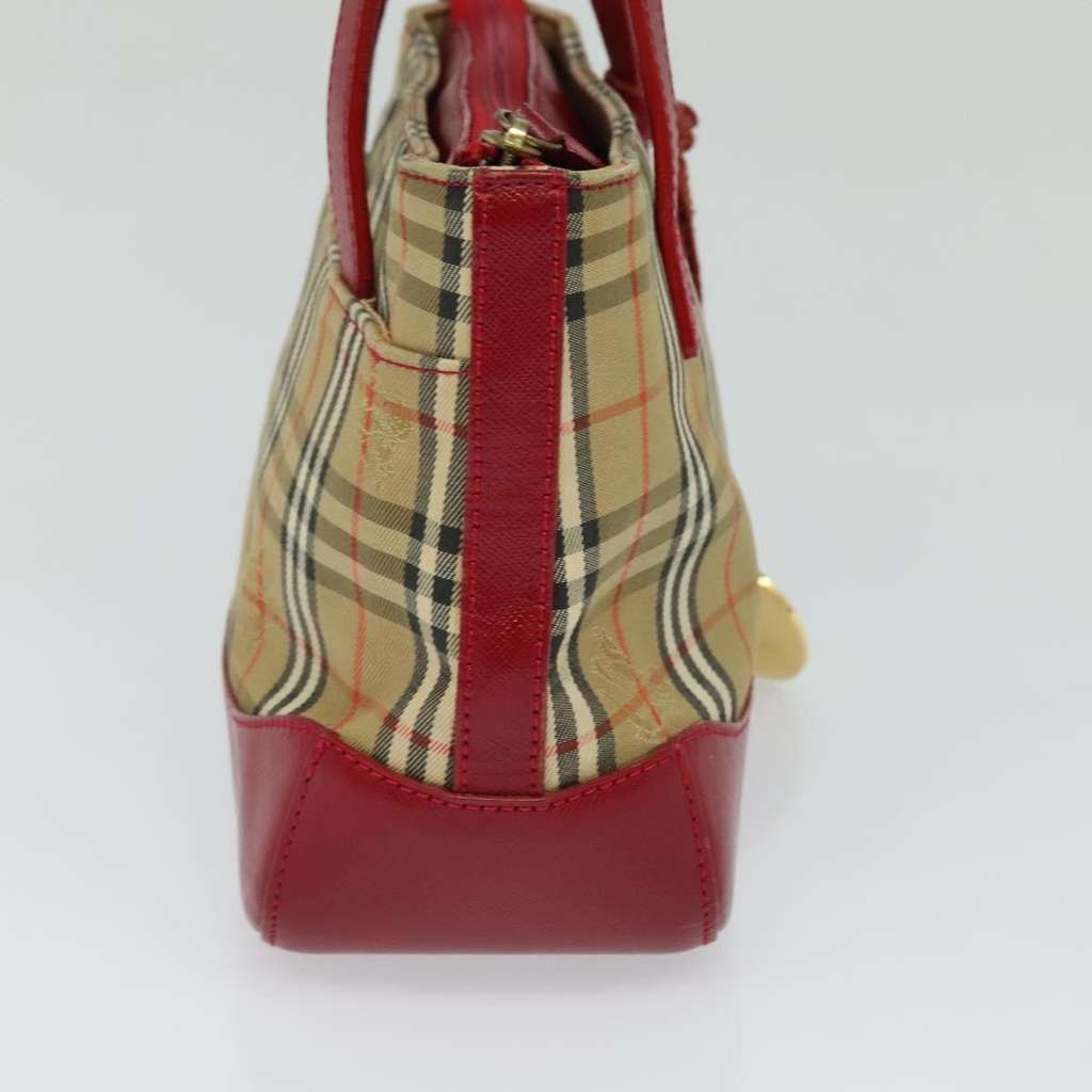 Burberry Nova Check Handbag Beige Canvas Good condition - Inside View