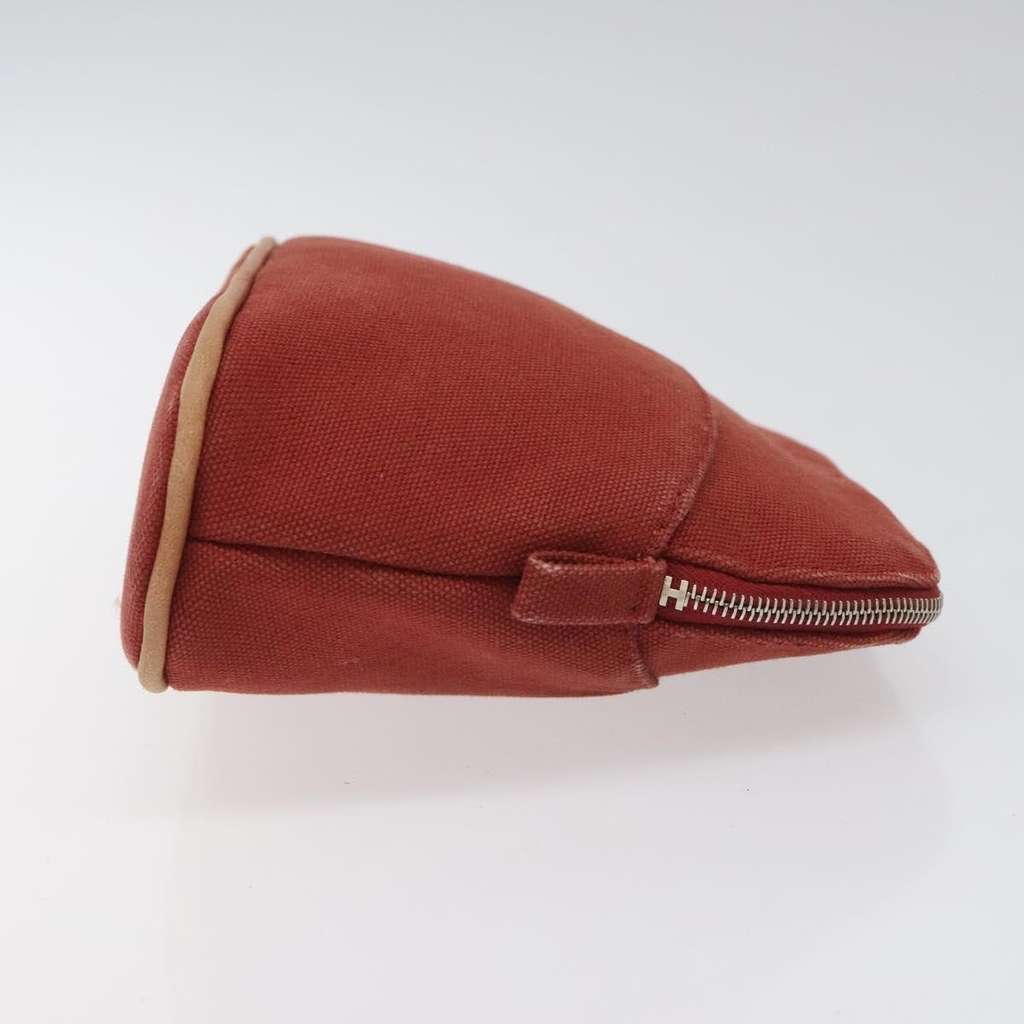 Hermès Bolide Pouch Red Canvas Fair condition - Inside View