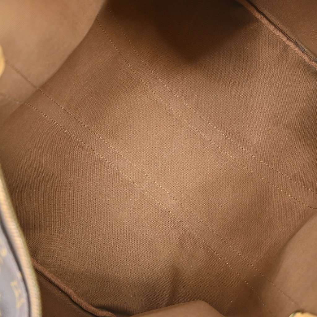 Louis Vuitton Keepall Bag Brown Canvas Fair condition - Inside View