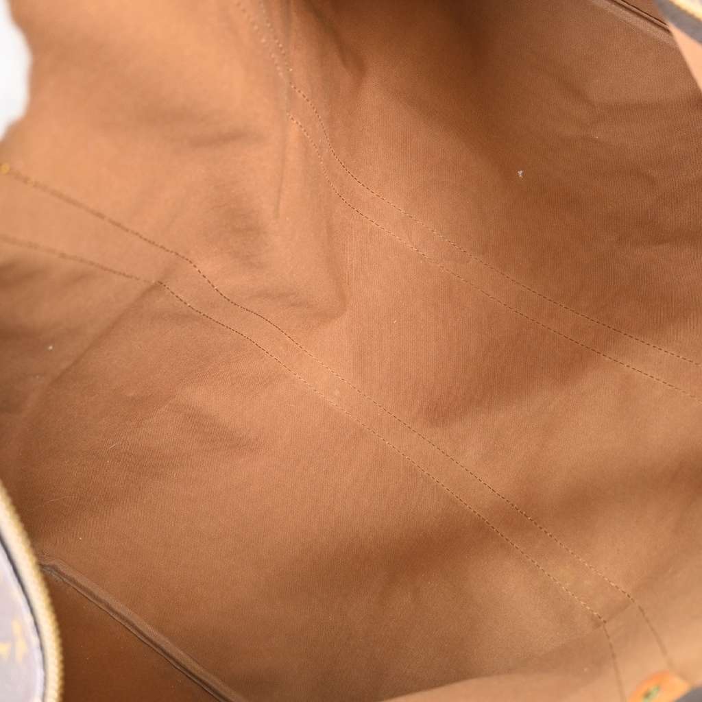 Louis Vuitton Keepall Bag Brown Canvas Fair condition - Inside View