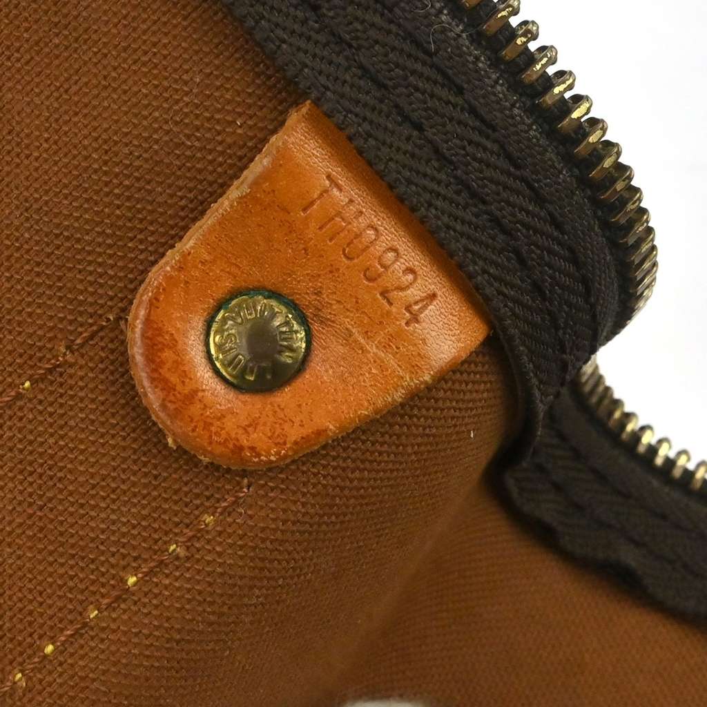 Louis Vuitton Keepall Bandouliere Bag Brown Canvas Fair condition - Box View