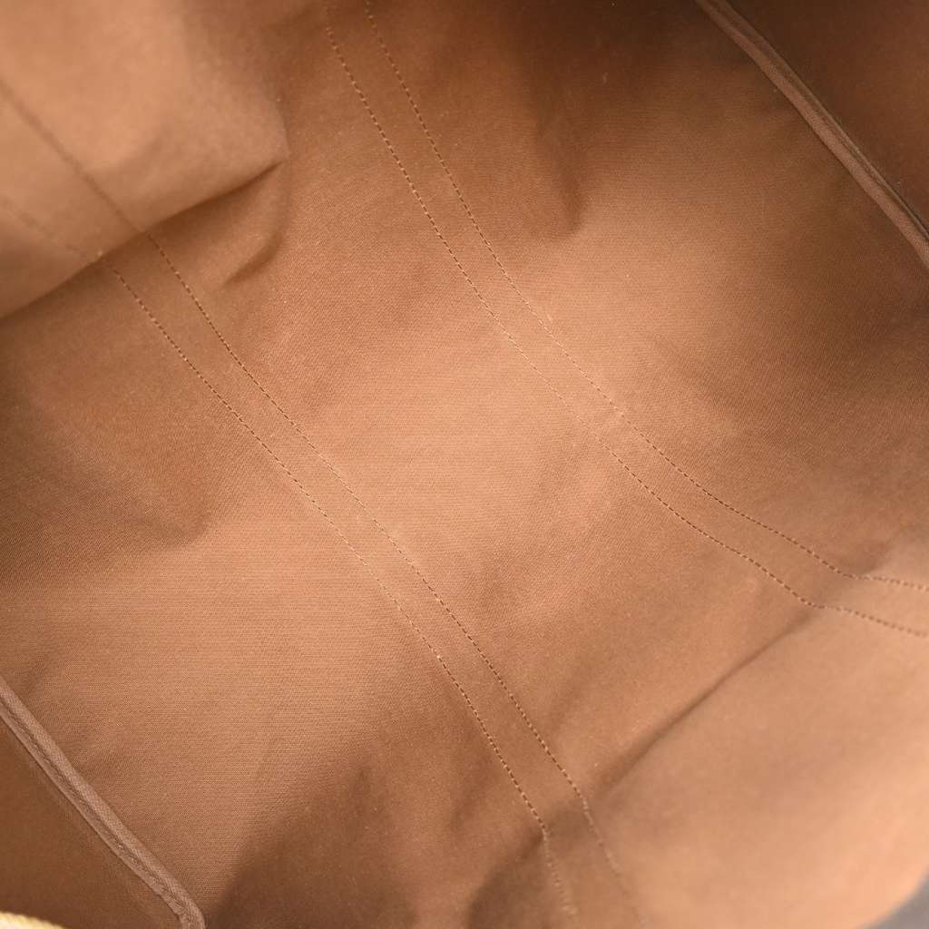 Louis Vuitton Keepall Bag Brown Canvas Fair condition - Inside View