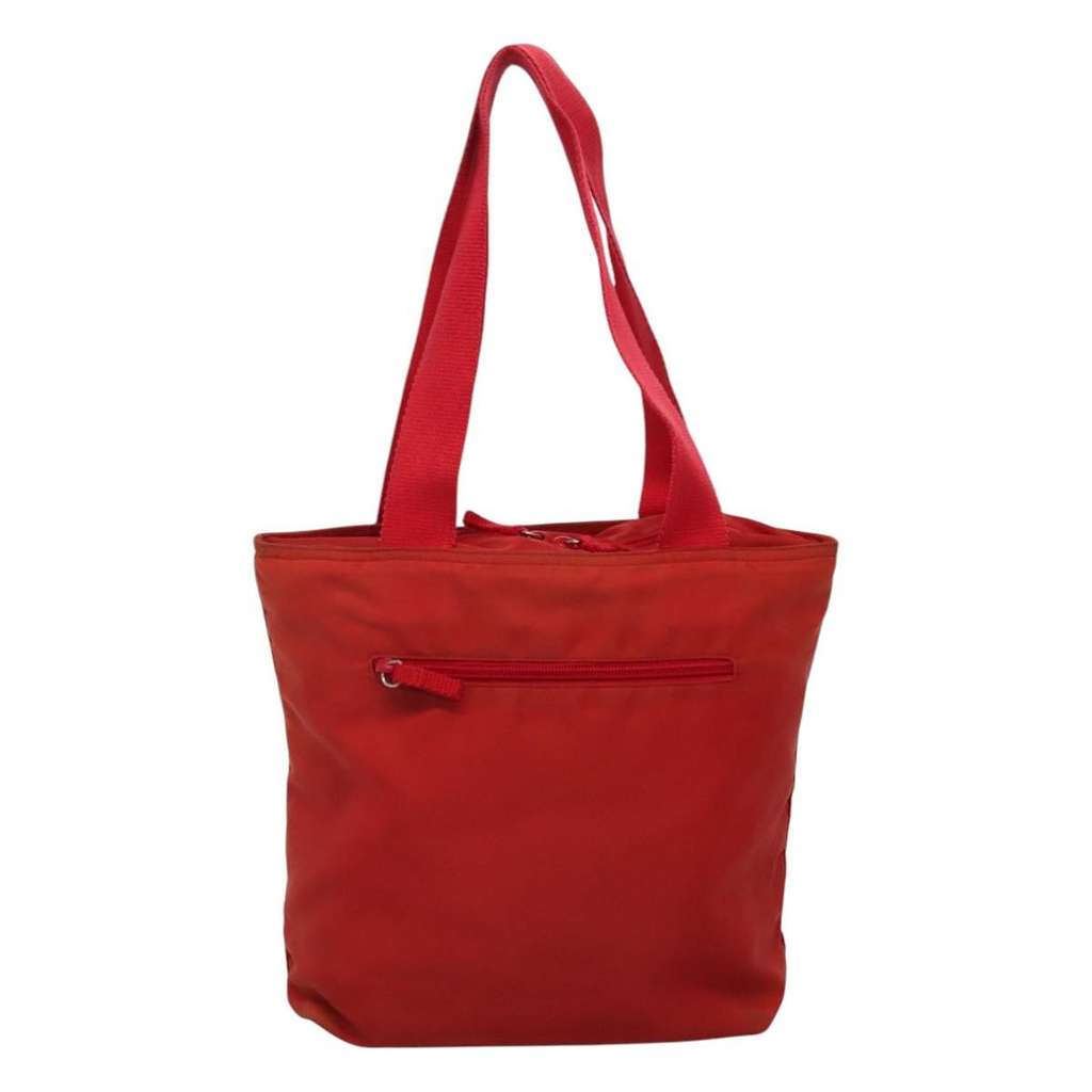 Prada Vintage Zip Tote Red Good condition - Back View