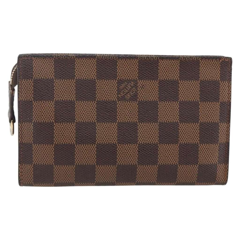 Louis Vuitton Marais Bucket Zip Pouch Brown Canvas Good condition - Back View