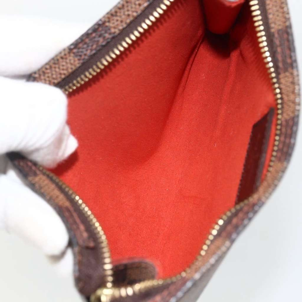 Louis Vuitton Marais Bucket Zip Pouch Brown Canvas Good condition - Box View