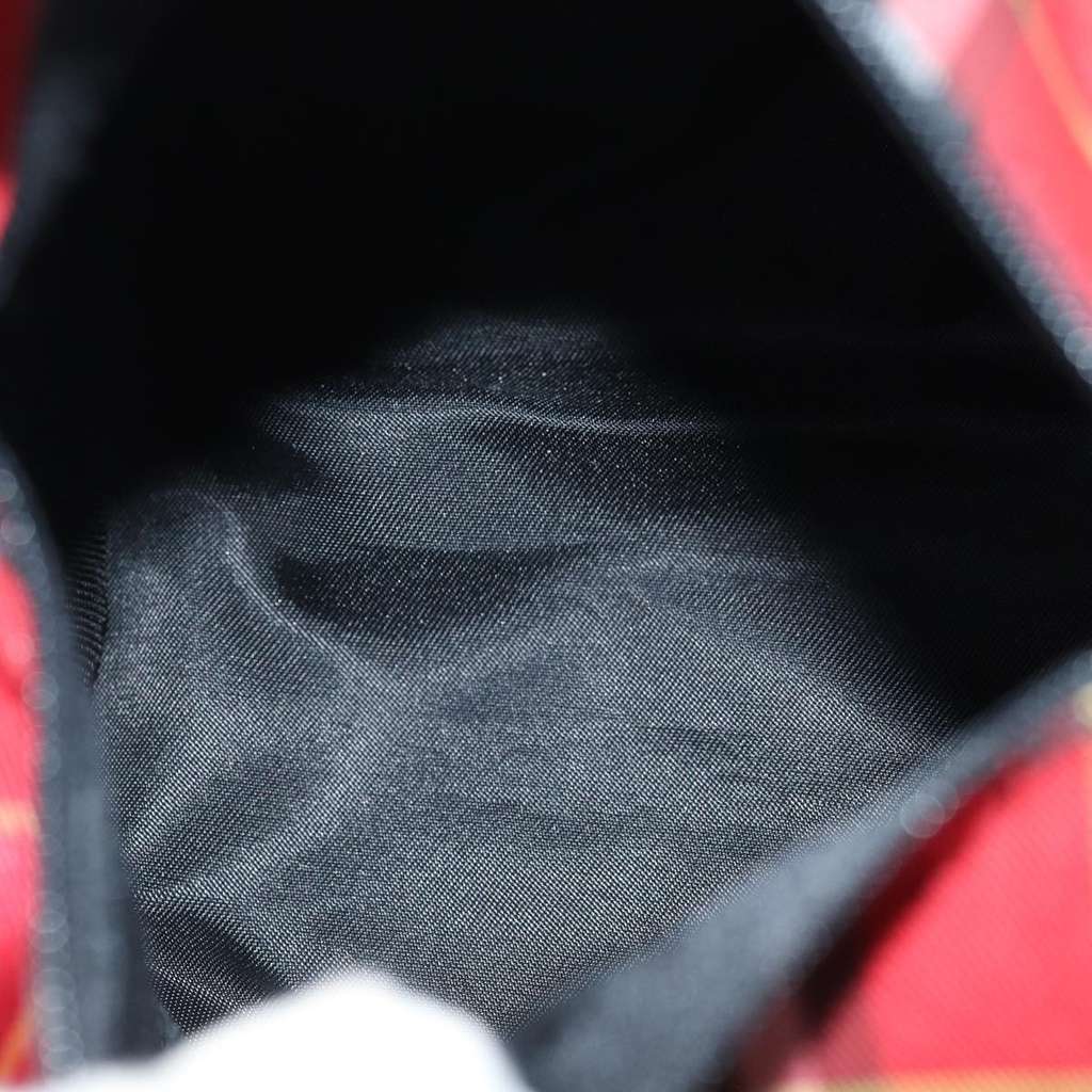 Burberry Nova check Pochette Red Good condition - Box View