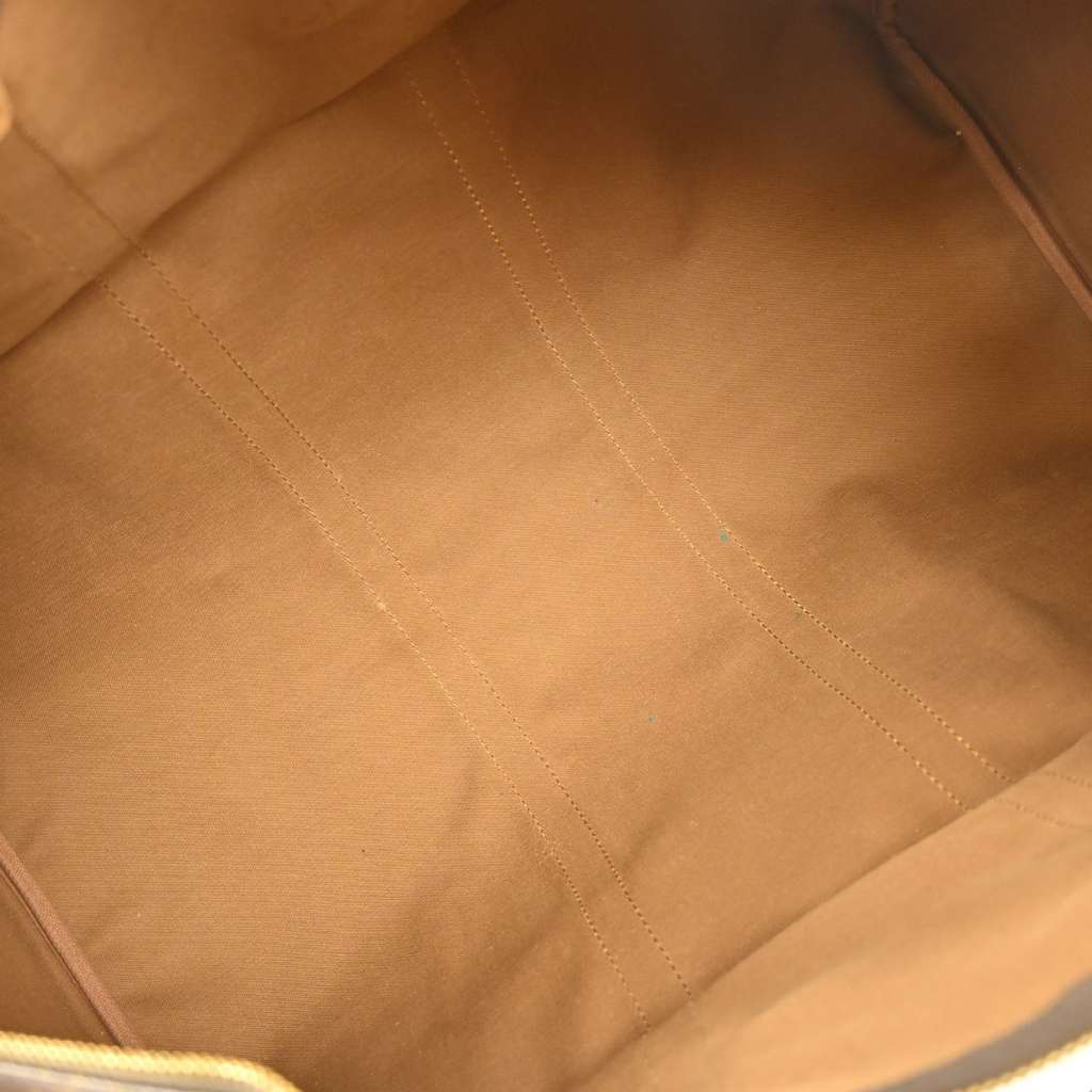 Louis Vuitton Keepall Bag Brown Canvas Fair condition - Inside View