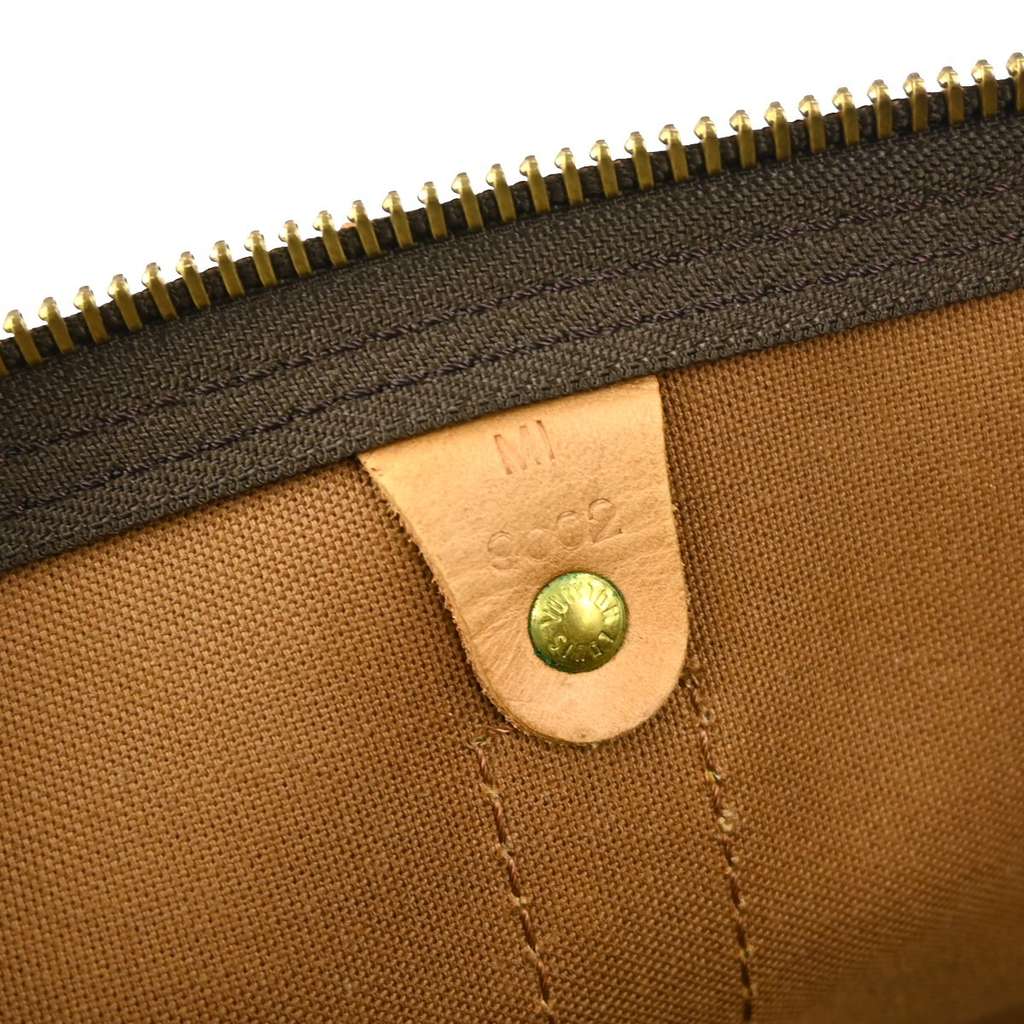 Louis Vuitton Keepall Bag Brown Canvas Fair condition - Box View